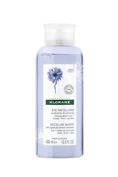 Jen Barreiro destaca el Agua floral desmaquillante de Klorane. «Está muy indicada para ojos sensibles y personas que usan lentillas». Compra por 15,93€ en Mifarma.