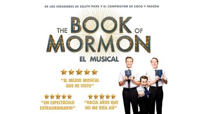 Cartel oficial de la comedia musical 'The Book of Mormon'