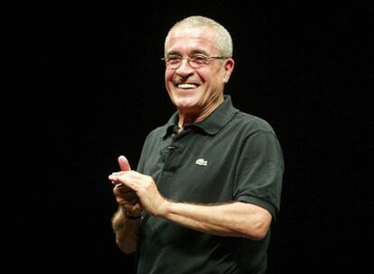 Pepe Rubianes, durante una actuación en el Teatre Principal de Olot (Girona) en 2006.