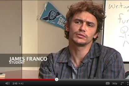 James Franco protagoniza el <i>booktrailer</i> de <i>Una súper triste historia de amor verdadero,</i> de Gary Shteyngart.