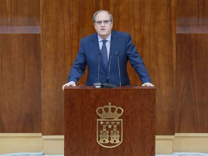 &Aacute;ngel Gabilondo en la Asamblea de Madrid.