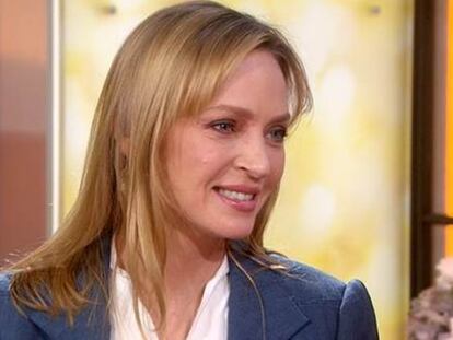 Uma Thurman, na quinta-feira no Today Show da NBC