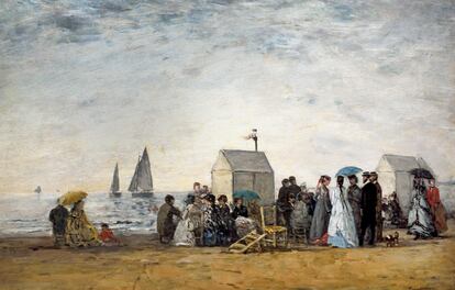 'La playa de Trouville'