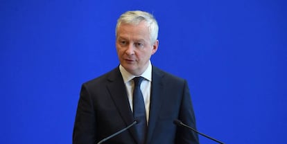 El ministro francés de Finanzas, Bruno Le Maire