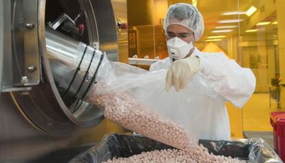 Planta de producción de una farmacéutica.