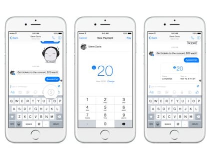 Simulaci&oacute;n del sistema de pagos a trav&eacute;s de Messenger