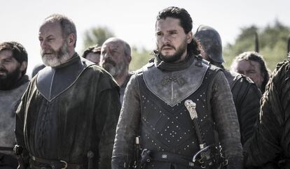 Kit Harington, en el papel de Jon Nieve, en 'Juego de tronos'