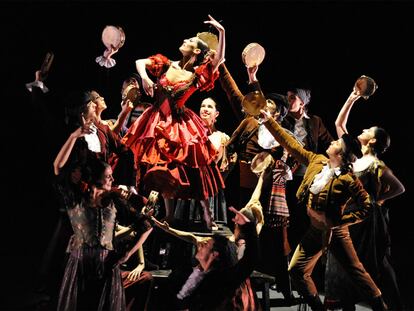 El Ballet Nacional de España interpreta una coreografía de Escuela Bolera.