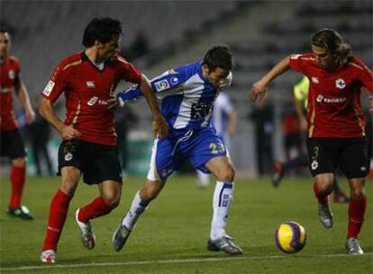 Tamudo, en un lance del partido