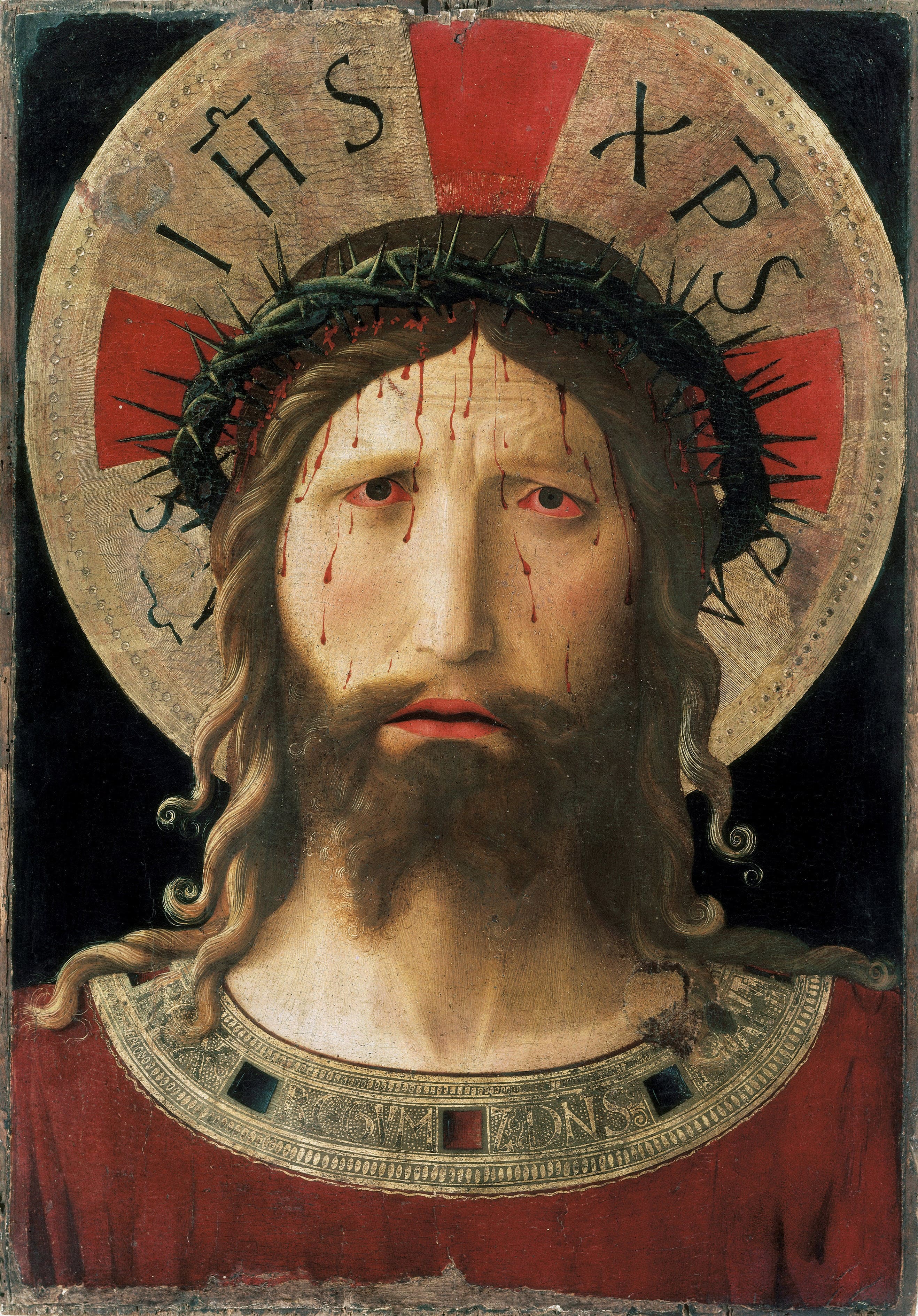'Cristo con corona de espinas' (década de 1430), de Fra Angelico.