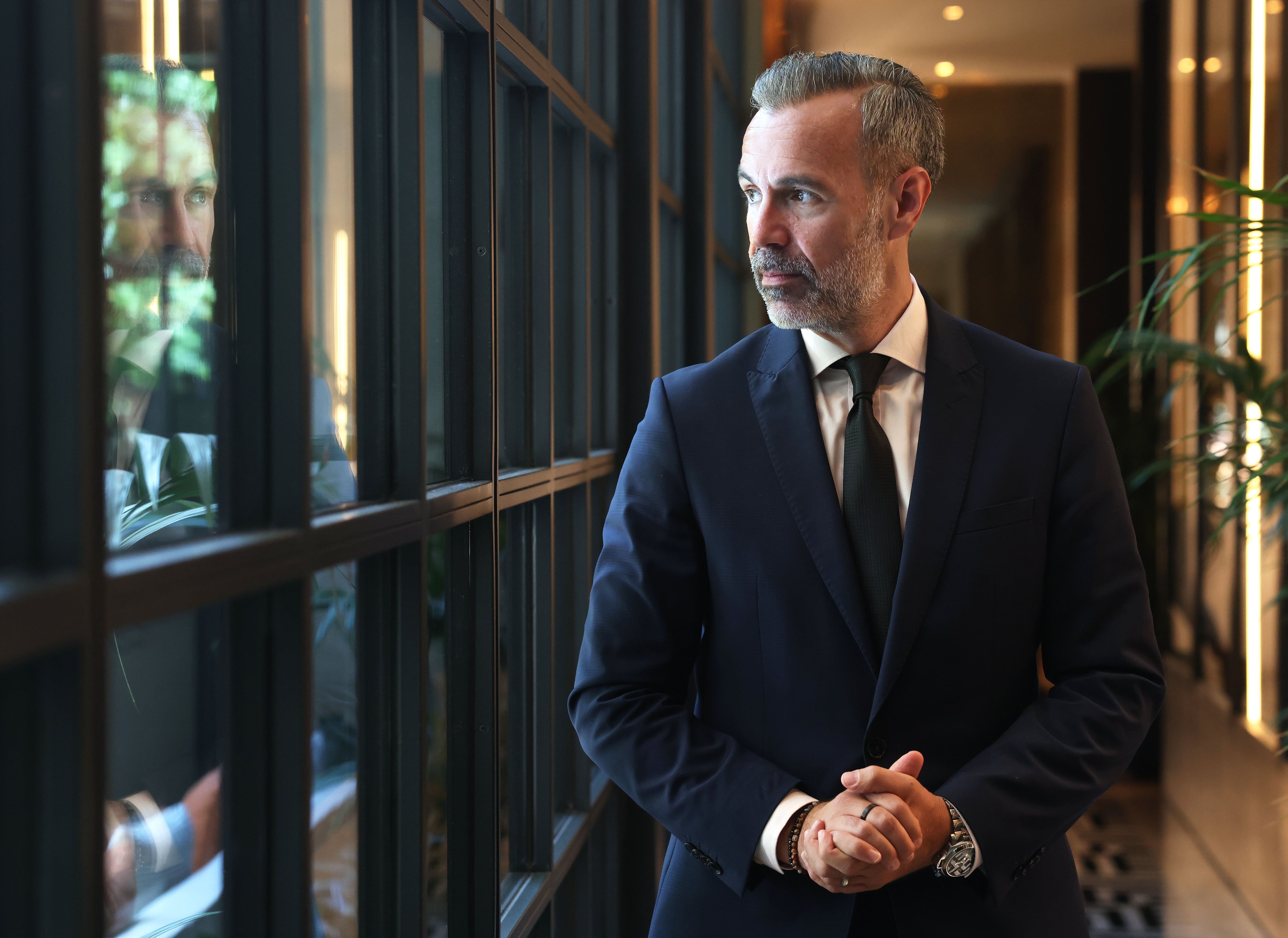 René Nicolodi, responsable de renta variable y subdirector de la gestora suiza Swisscanto en un hotel de Madrid.