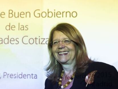 La presidenta de la CNMV, Elvira Rodr&iacute;guez.