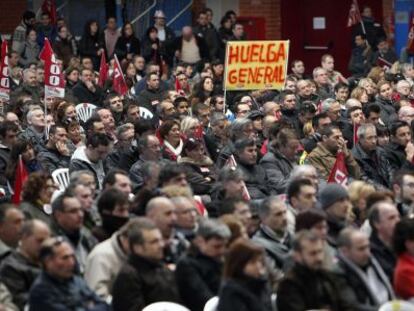 Fernández Toxo se ha dirigido a casi tres mil delegados sindicales de CC OO en Valencia.
