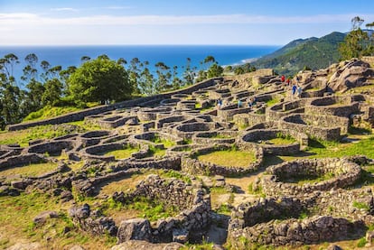 Santa Trega, en la localidad pontevedresa de A Guarda, es uno de los mayores castros del noroeste peninsular.