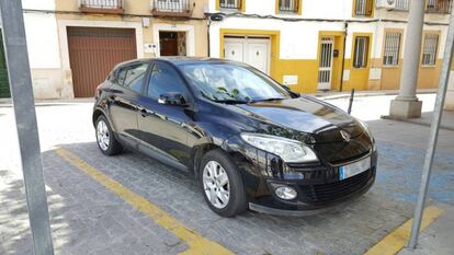 Vehículo oficial Renault Mégane que ha sido sustituido en San Martín de la Vega.