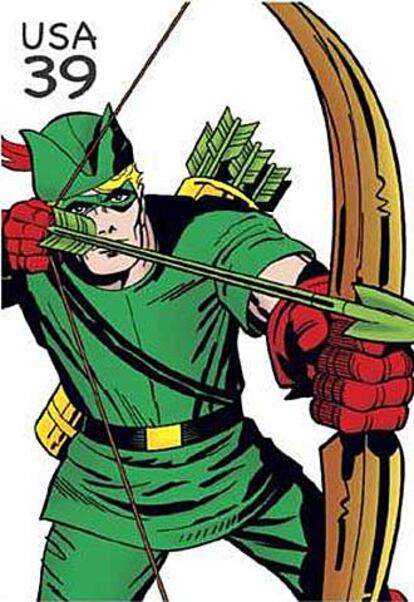 Vestido como Robin Hood, el enmascarado y multimillonario Green Arrow  es uno de los mejores luchadores del mundo y un experto en el tiro con arco. En más de una ocasión su camino se cruza con el de Batman, con el que comparte varias características: no tienen superpoderes, son multimillonarios y en su vida normal son considerados playboys