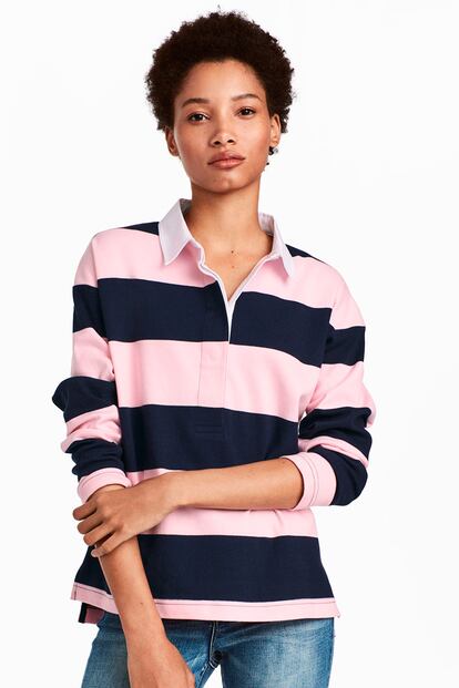 Polo de estilo rugby, de H&M (29,99 euros).