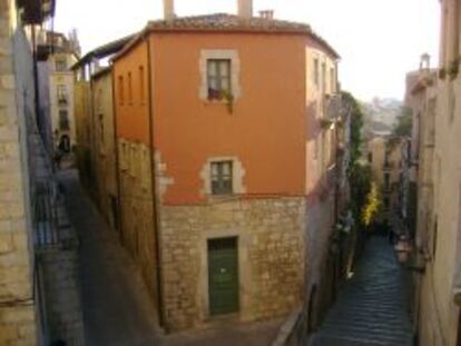 Calle de la judería de Gerona.