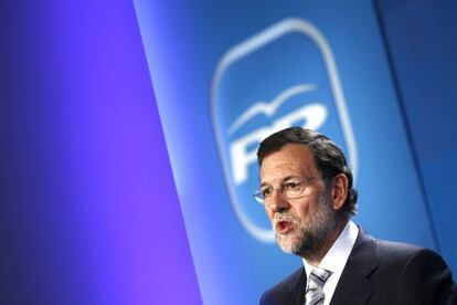 Mariano Rajoy, líder del PP.