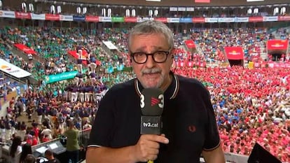 Agustí Forné, periodista de TV3 especializado en 'castellers', fallecido este miércoles.