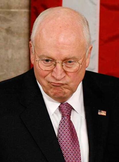 El vicepresidente Dick Cheney, ayer en el Congreso de EE UU.