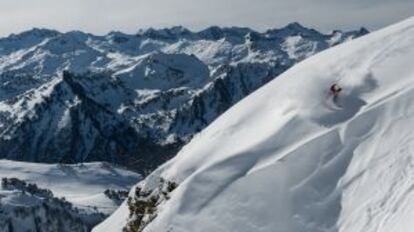 Descenso en Baqueira Beret.