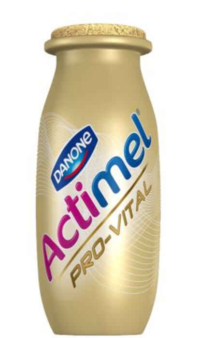 Envasado del nuevo Actimel.