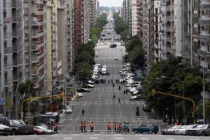 Vista tomada de la avenida Colón de la ciudad de Mar del Plata, Argentina. EFE/Archivo