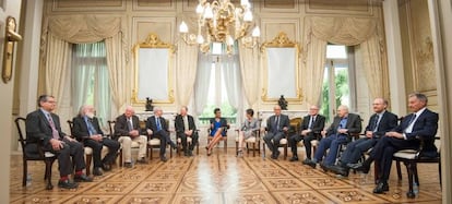 Los premiados mantuvieron el martes un diálogo interdisciplinario en el Palacio del Marqués de Salamanca de Madrid, sede de la Fundación BBVA.