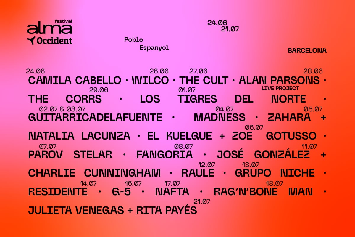 Asiste a los conciertos de Alma Occident Barcelona | Experiencias EL PAÍS +  para suscriptores | EL PAÍS