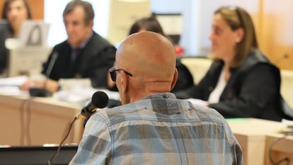 Pedro Luis Gallego, durante el juicio en la Audiencia Provincial de Madrid.