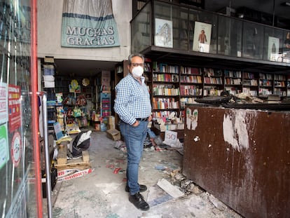 Jesús Otaola, director de Proteo, este martes en la librería.