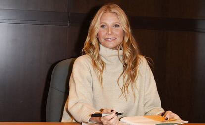 Gwyneth Paltrow durante la presentación de uno de sus libros en Los Ángeles el pasado enero.