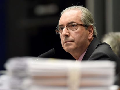 Cunha durante sessão nesta terça.