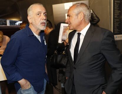 El director de cine Fernando Trueba conversa con el director de EL PAÍS, Antonio Caño.