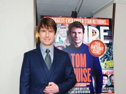 Tom Cruise, en su última aparición ante la prensa, a principios de abril de 2014.