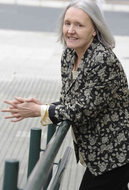 Saskia Sassen, en el palacio de Congresos de Vitoria.