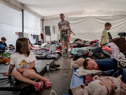Campamento de refugiados ucranianos en Iztapalapa, Ciudad de México
