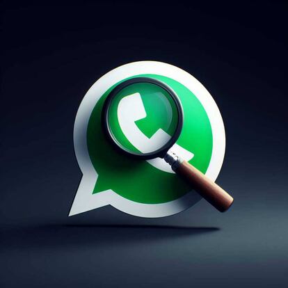 Lupa logo WhatsApp