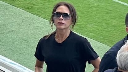 Victoria Beckham, en un partido del Inter de Miami celebrado en Fort Lauderdale, Florida, en abril de 2021.