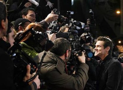 Jim Carrey, la semana pasada en Madrid.