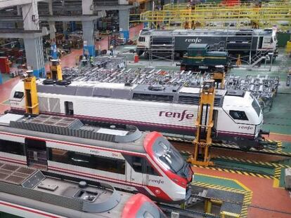 La CNMC insta a Renfe a rebajar su propuesta de precios para abrir sus talleres a la competencia