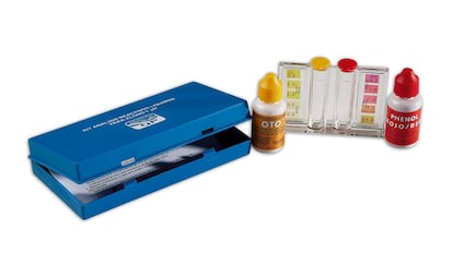 Kit de pH y cloro para piscinas de QUIMICAMP