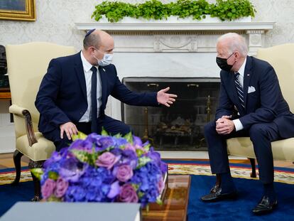 Joe Biden y Naftali Bennett en la Casa Blanca el pasado 27 de agosto.