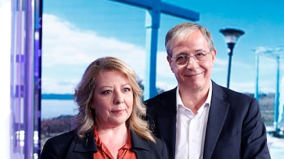 La supuesta vidente Gisella Cardia, en un programa de televisión italiano.