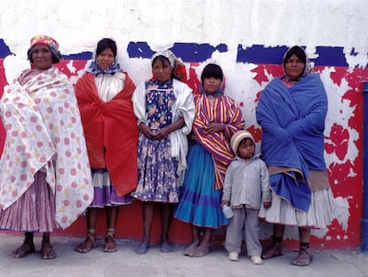 Imagen de archivo de indígenas rarámuris en Ciudad Juárez.