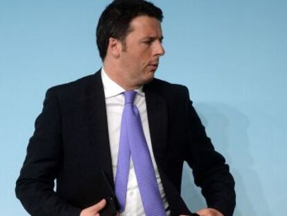 El primer ministro italiano, Matteo Renzi, en Roma el martes pasado.