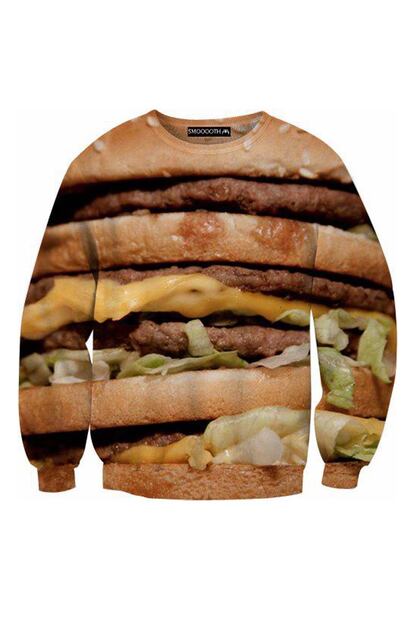 Sudadera burguer de Smooooth (60 euros).