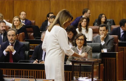 Sesión de constitución del nuevo Parlamento de Andalucía.