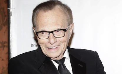 El venerable exentrevistador televisivo Larry King. 